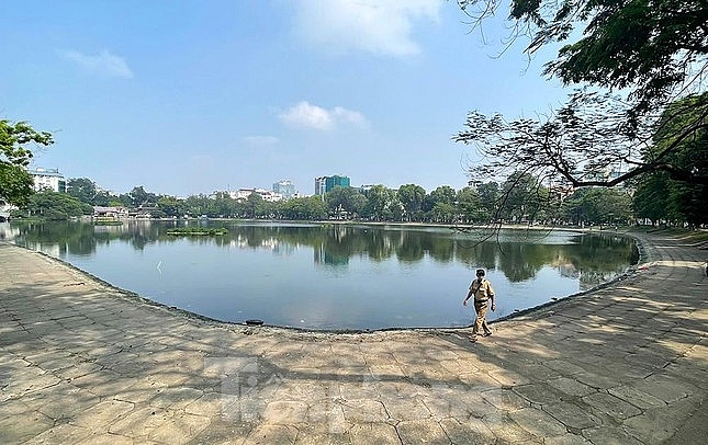 ຊົມຖະໜົນຄົນຍ່າງອ້ອມໜອງທຽນກວາງ ທີ່ໃກ້ຈະເປີດນໍາໃຊ້ ຊົມຖະໜົນຍ່າງອ້ອມໜອງທຽນກວາງ ທີ່ໃກ້ຈະເປີດນໍາໃຊ້