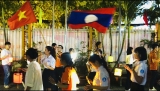ຊາຍຄາມິດຕະພາບຂອງນັກສຶກສາລາວ ຢູ່ນະຄອນໂຮ່ຈີມິນ