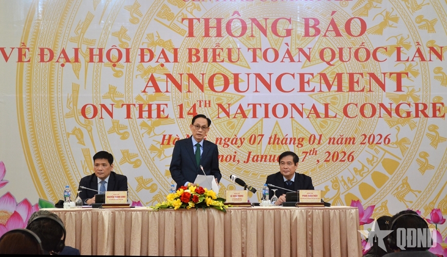 ແຈ້ງການກ່ຽວກັບກອງປະຊຸມໃຫຍ່ ຄັ້ງ XIV ຂອງພັກ ເຖິງອົງການຜູ້ຕ່າງໜ້າການທູດຕ່າງປະເທດ ແລະ ອົງການຈັດຕັ້ງສາກົນປະຈຳຫວຽດນາມ ແຈ້ງການກ່ຽວກັບກອງປະຊຸມໃຫຍ່ ຄັ້ງ XIV ຂອງພັກ ເຖິງອົງການຜູ້ຕ່າງໜ້າການທູດຕ່າງປະເທດ ແລະ ອົງການຈັດຕັ້ງສາກົນປະຈຳຫວຽດນາມ