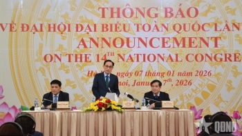 ແຈ້ງການກ່ຽວກັບກອງປະຊຸມໃຫຍ່ ຄັ້ງ XIV ຂອງພັກ ເຖິງອົງການຜູ້ຕ່າງໜ້າການທູດຕ່າງປະເທດ ແລະ ອົງການຈັດຕັ້ງສາກົນປະຈຳຫວຽດນາມ