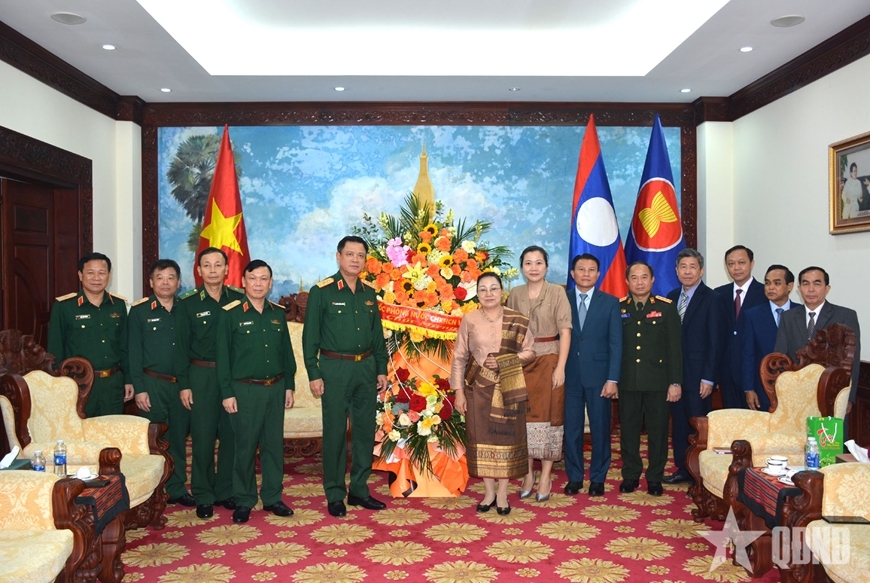 ກະຊວງປ້ອງກັນປະເທດຫວຽດນາມ ສົ່ງຄຳອວຍພອນໃຫ້ແກ່ບຸນປີໃໝ່ປະຈຳຊາດລາວ