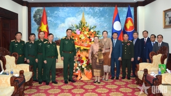ກະຊວງປ້ອງກັນປະເທດຫວຽດນາມ ສົ່ງຄຳອວຍພອນໃຫ້ແກ່ບຸນປີໃໝ່ປະຈຳຊາດລາວ