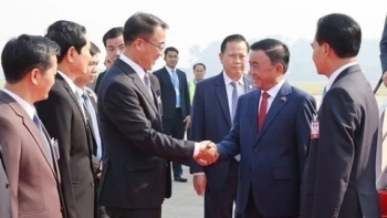 ທ່ານ ຜູ້ປະຈຳຄະນະເລຂາທິການ ເຈິ່ນເກີມຕູ໋ ມາຮອດນະຄອນຫຼວງວຽງຈັນ, ເລີ່ມຕົ້ນການຢ້ຽມຢາມລາວຢ່າງເປັນທາງການ