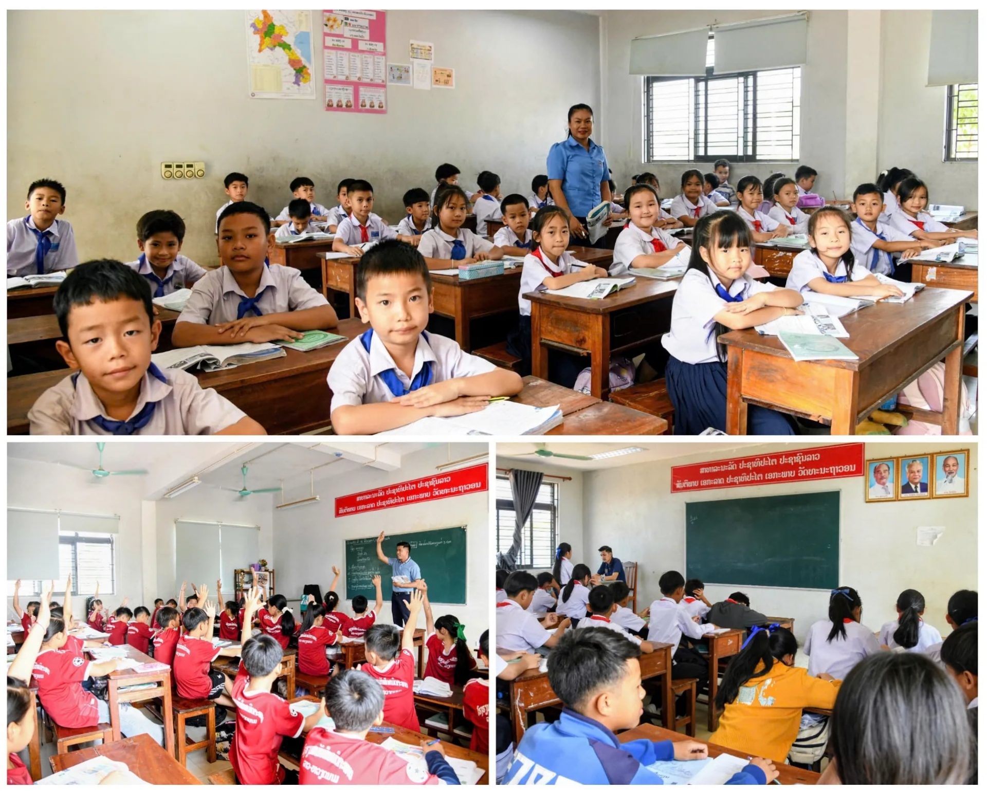 ໂຮງຮຽນທີ່ເພີ່ມພູນຄູນສ້າງສາຍພົວພັນມິດຕະພາບທີ່ເປັນພິເສດ ຫວຽດນາມ - ລາວ