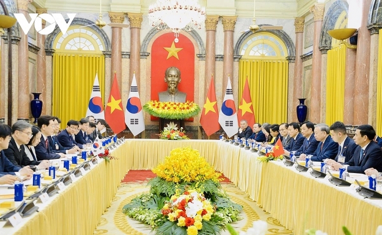 ຫວຽດນາມ (VietNam) - ສ.ເກົາຫຼີ (Korea) ມຸ່ງໄປສູ່ເປົ້າໝາຍມູນຄ່າການຄ້າສອງຝ່າຍ 150 ຕື້ USD