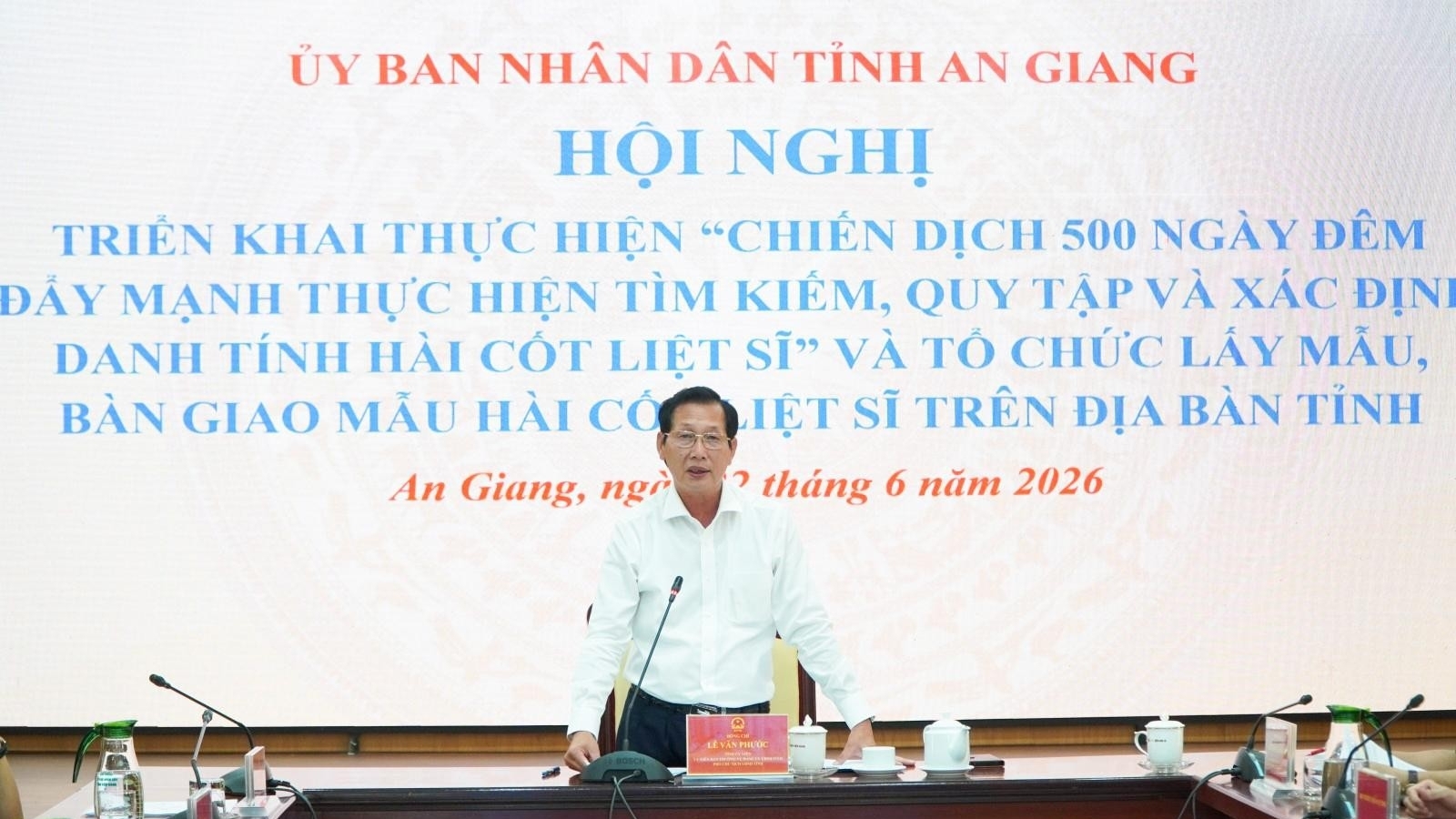ອານຢາງ ວາງເປົ້າໝາຍເກັບກູ້ຕົວຢ່າງອັດຖິນັກຮົບເສຍສະຫຼະຊີວິດເພື່ອຊາດໃຫ້ໄດ້ 15.747 ຕົວຢ່າງ ເພື່ອຮັບໃຊ້ການກວດພິສູດ ADN