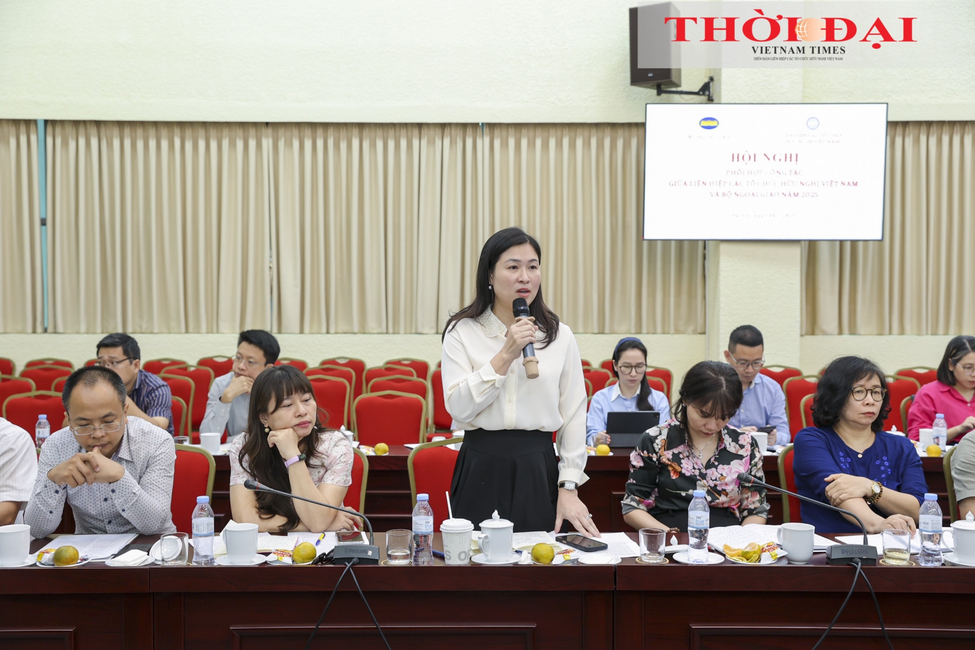 ສະຫະພັນ​ບັນດາ​ອົງການ​ມິດຕະພາບ ຫວຽດນາມ ​ແລະ ກະຊວງ​ການ​ຕ່າງປະ​ເທດ ຫວຽດນາມ ປຶກສາ​ຫາລື​ກ່ຽວ​ກັບ​ກົນ​ໄກ​ປະສານ​ງານ​ໃນ​ສະພາບ​ການ​ໃໝ່