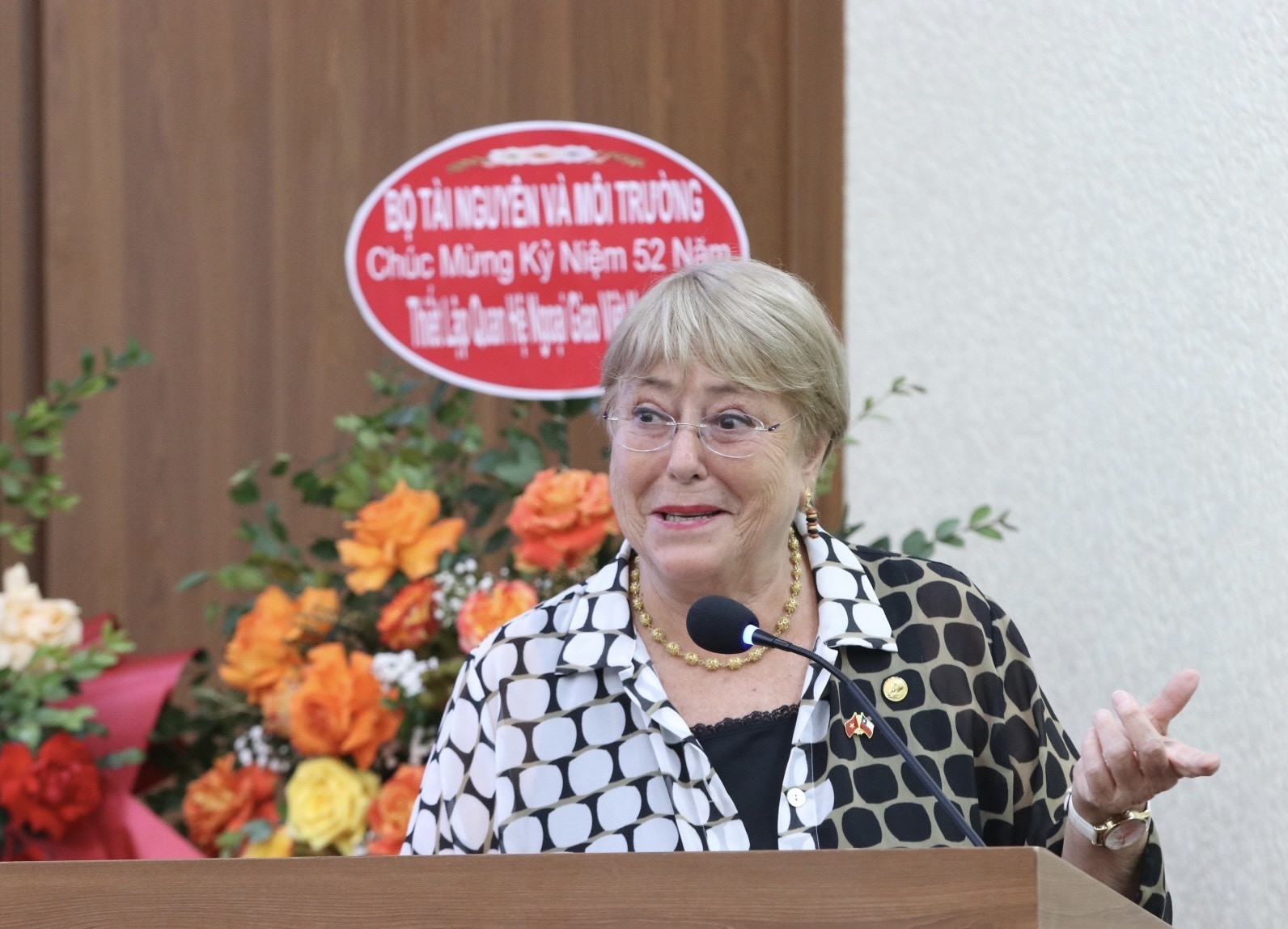 Michelle Bachelet ​ແລະ ບົດ​ເພງ​ມິດຕະພາບ​ຫວຽດນາມ - ຈີ​ເລ