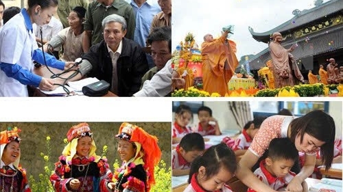 ສະຫະພັນ​ບັນດາ​ອົງການ​ມິດຕະພາບ​ຫວຽດນາມ ກັບບັນຫາ​ຮັບປະກັນ​ສິດທິ​ມະນຸດ​ຢູ່​ຫວຽດນາມ