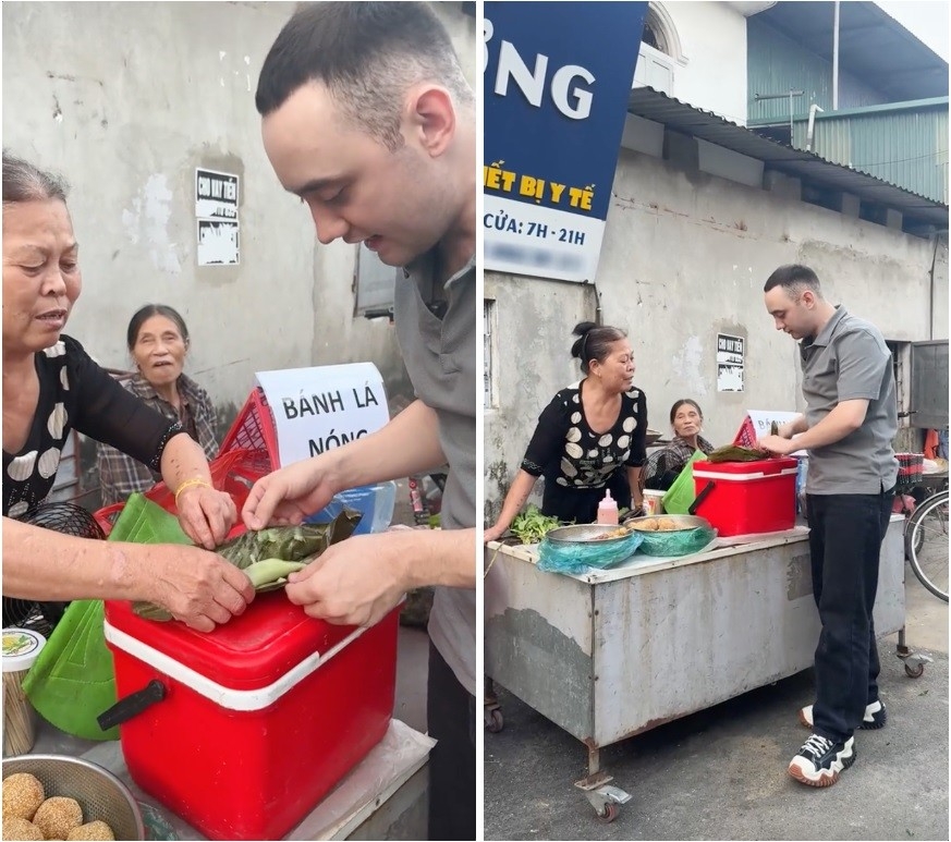 ຜູ້ບ່າວຊາວຕ່າງປະເທດ 3 ຄົນ ແມ່ນທູດພາສາຫວຽດນາມ