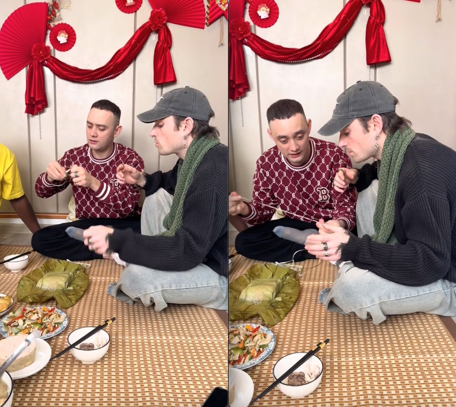 ຜູ້ບ່າວຊາວຕ່າງປະເທດ 3 ຄົນ ແມ່ນທູດພາສາຫວຽດນາມ