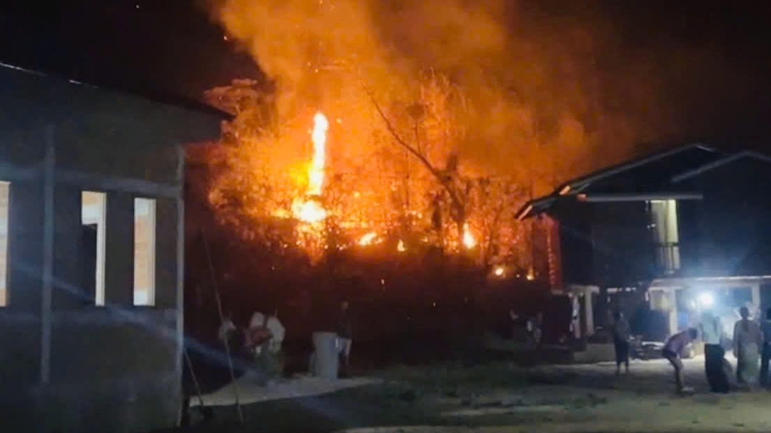 ຕຳຫຼວດແຂວງກວາງຈິ ຊ່ວຍເຫຼືອ ລາວ ມອດໄຟໄໝ້ລາມປ່າ, ປົກປັກຮັກສາເຂດທີ່ຢູ່ອາໄສຂອງປະຊາຊົນ