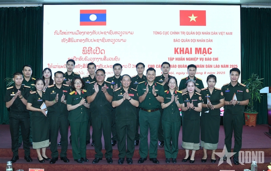 ເປີດຊຸດອົບຮົມວຽກງານສື່ມວນຊົນໃຫ້ໜັງສືພິມກອງທັບປະຊາຊົນລາວ