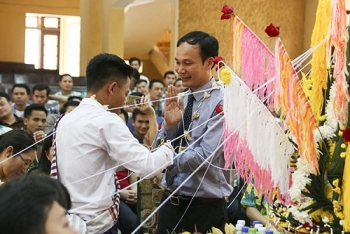 ນັກສຶກສາລາວຢູ່ໂຮງຮຽນ T78 ຕ້ອນຮັບປີໃໝ່ລາວ