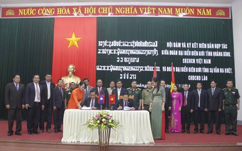 ເພີ່ມທະວີການຮ່ວມມື ຮັບປະກັນຄວາມສະຫງົບ ຊາຍແດນ ຫວຽດນາມ-ລາວ