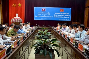 ຄະນະຜູ້ແທນຊັ້ນສູງແຂວງອຸດົມໄຊ ຢ້ຽມຢາມ ແລະເຮັດວຽກ ຢູ່ແຂວງ ດ້ຽນບຽນ