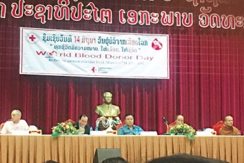 ສະຫວັນນະເຂດສະຫຼອງວັນຜູ້ບໍລິຈາກເລືອດໂລກ