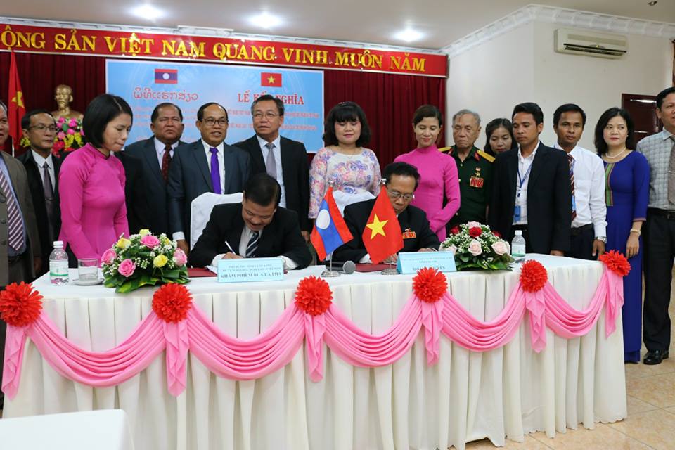 ສະມາຄົມມິດຕະພາບ ຫວຽດນາມ-ລາວ ແຂວງ ດັກລັກ ແລະ ເຊກອງເຊັນສັນຍາ ຮ່ວມມື