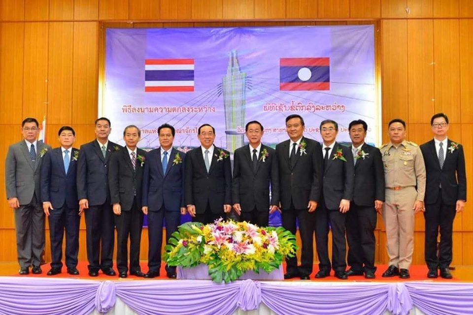 ເລີ່ມໂຄງການກໍ່ສ້າງຂົວມິດຕະພາບລາວ-ໄທ ແຫ່ງທີ 5 ບໍລິຄຳໄຊ-ບຶງການ
