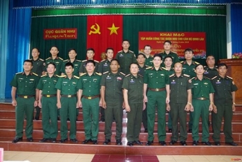 ໄຂຊຸດຝຶກອົບຮົບວຽກງານອຸປະໂພກໃຫ້ພະນັກງານກອງທັບປະຊາຊົນລາວ