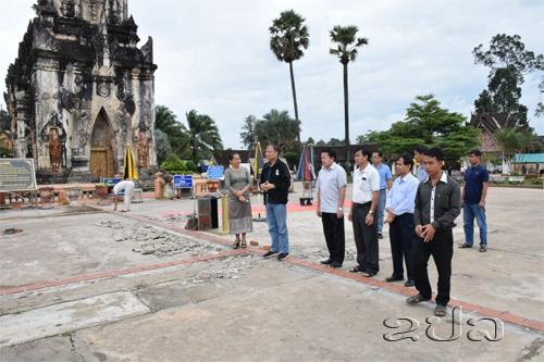 ການປະຕິສັງສັງຂອນ ເດີ່ນວັດພະທາດອີງຮັງ ສະຫວັນນະເຂດ