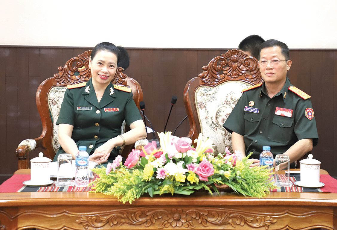 ສົ່ງເສີມການພົວພັນ ລະຫວ່າງ ກົມໃຫຍ່ການເມືອງກອງທັບ ລາວ ແລະ ຫວຽດນາມ