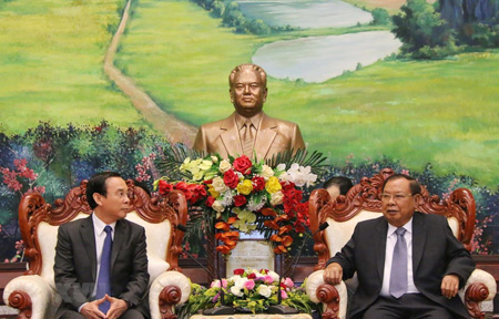 ຮັກສາ, ເພີ່ມພູນຄະນສ້າງ ແລະ ພັດທະນາສາຍພົວພັນພິເສດ ລາວ - ຫວຽດນາມ ຂື້ນສູ່ລະດັບສູງໃໝ່