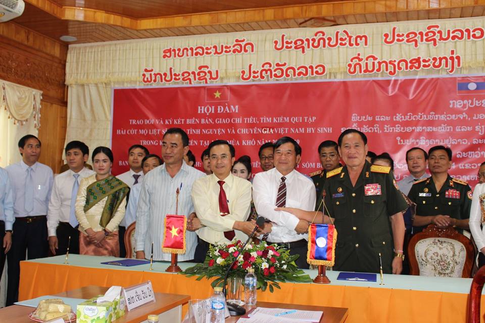 ລາວ-ຫວຽດນາມ ຮ່ວມມືໃນການຊອກຫາ ແລະ ຂຸດຄົ້ນ ອັດຖິຂອງນັກຮົບວິລະຊົນ ທີ່ເສຍສະຫຼະໃນປາສົງຄາມ ຢູ່ ລາວ