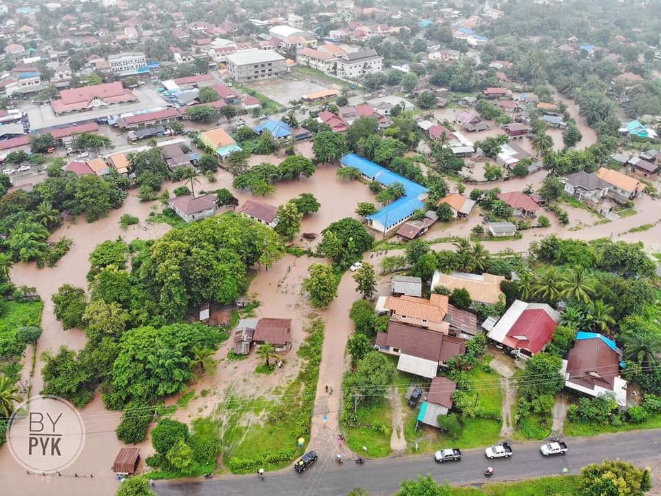 ຫຼາຍທ້ອງຖິ່ນແຂວງພາກໃຕ້ ຮັບຜົນກະທົບຈາກນ້ຳຖ້ວມ