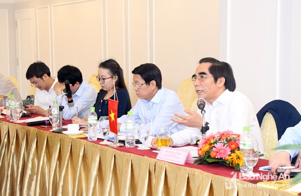 ກະຊວງແຜນການ ແລະ ການລົງທຶນສອງປະເທດ ລາວ-ຫວຽດນາມ ປະຊຸຸມພົບປະ ທີ່ແຂວງເຫງະອານ