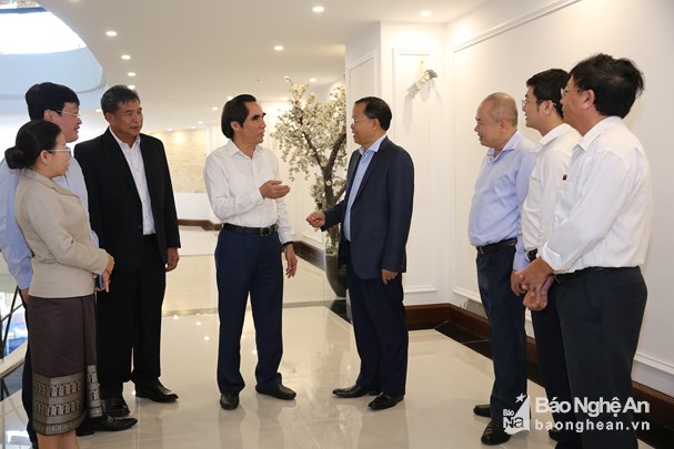 ກະຊວງແຜນການ ແລະ ການລົງທຶນສອງປະເທດ ລາວ-ຫວຽດນາມ ປະຊຸຸມພົບປະ ທີ່ແຂວງເຫງະອານ