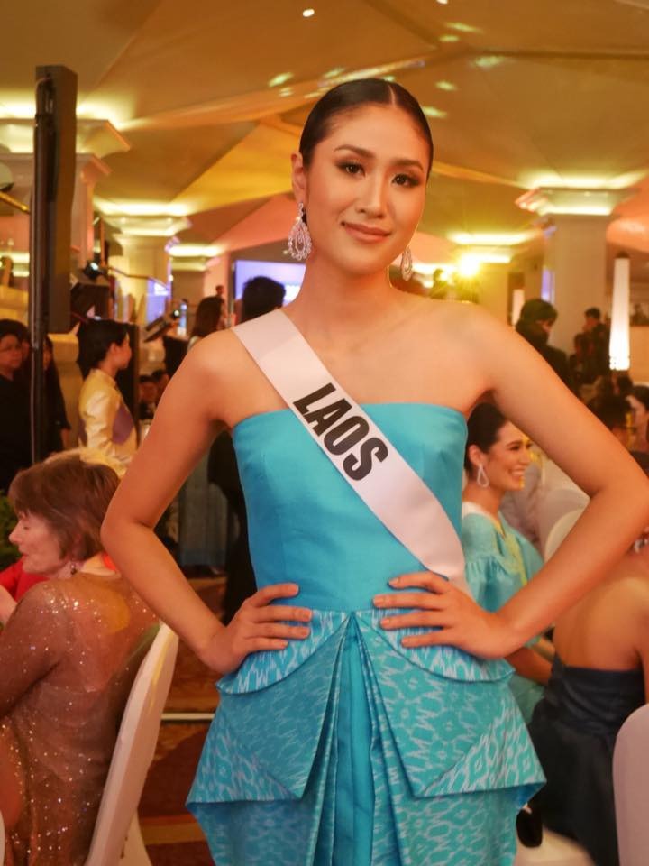 ອອນອານົງ ຫອມສົມບັດ Miss Universe Laos 2018  ສາມາດຄວ້າລາງວັນຊຸດປະຈໍາຊາດດີເດັ່ນມາຄອງ