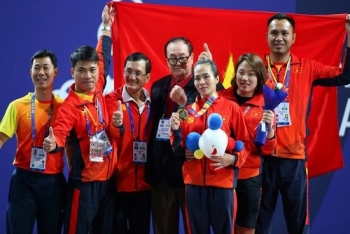 Sea Games 30: ຫວຽດນາມ ພວມຢືນອັນດັບທີ 2 ຕາມຕາຕະລາງຈັດອັນດັບທົ່ວຄະນະ