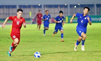 ລາງວັນ U19 ອາຊີຕາເວັນອອກສ່ຽງໃຕ້ 2022: U19 ຫວຽດນາມ ແລະ U19 ໄທ ສະເໝີກັນ ພ້ອມກັນເຂົ້າຮອບຊີງຮອງຊະນະເລີດ