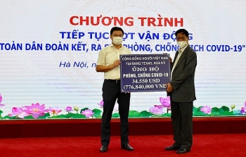 ຊາວຫວຽດນາມຢູ່ຕ່າງປະເທດສືບຕໍ່ສະໜັບສະໜູນ ຫຼາຍກວ່າ 1 ຕື້ດົ່ງເພື່ອປ້ອງກັນການລະບາດຂອງພະຍາດໂຄວິດ -19