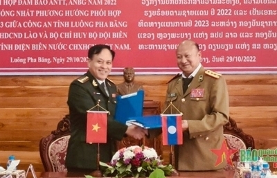 ກອງບັນຊາການທະຫານຊາຍແດນແຂວງດ້ຽນບຽນ ແລະກອງບັນຊາການ ປກສ ແຂວງຫຼວງພະບາງ ຈັດການພົບປະຮ່ວມມືຄັ້ງທີ 10