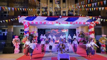 ນັກສຶກສາລາວ ຢູ່ ຮ່າຕ້ິງ, ເຫ້ວຕ້ອນຮັບບຸນປີໃໝ່ຢ່າງມ່ວນຊື່ນ