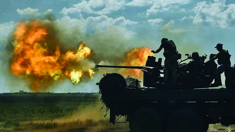 a1 Quân đội Ukraine ở thành phố Bakhmut. (Ảnh: USA Today)  a1 ກອງ​ທັບ​ຢູເຄຣນ​ຢູ່​ເມືອງ Bakhmut​. (ພາບ: USA Today)