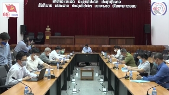 2 ໜ່ວຍງານຂອງຄະນະສະເພາະກິດຕ້ານໂຄວິດ-19 ຫາລືວຽກງານຄຸ້ມຄອງລາຄາສິນຄ້າ